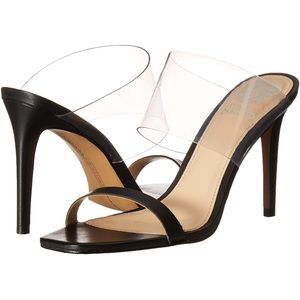 Vince Camuto Ashta Clear Strap Sandal - Sz 6